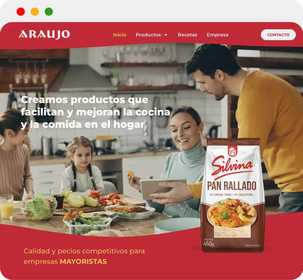 Mirá la web de de Araujo SRL