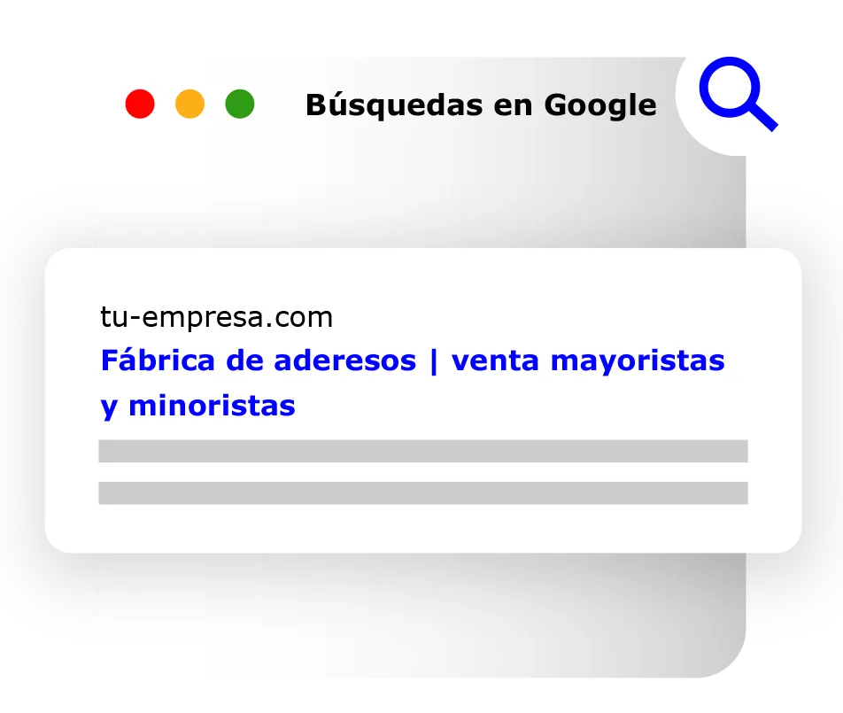 Anuncio en búsquedas de Google