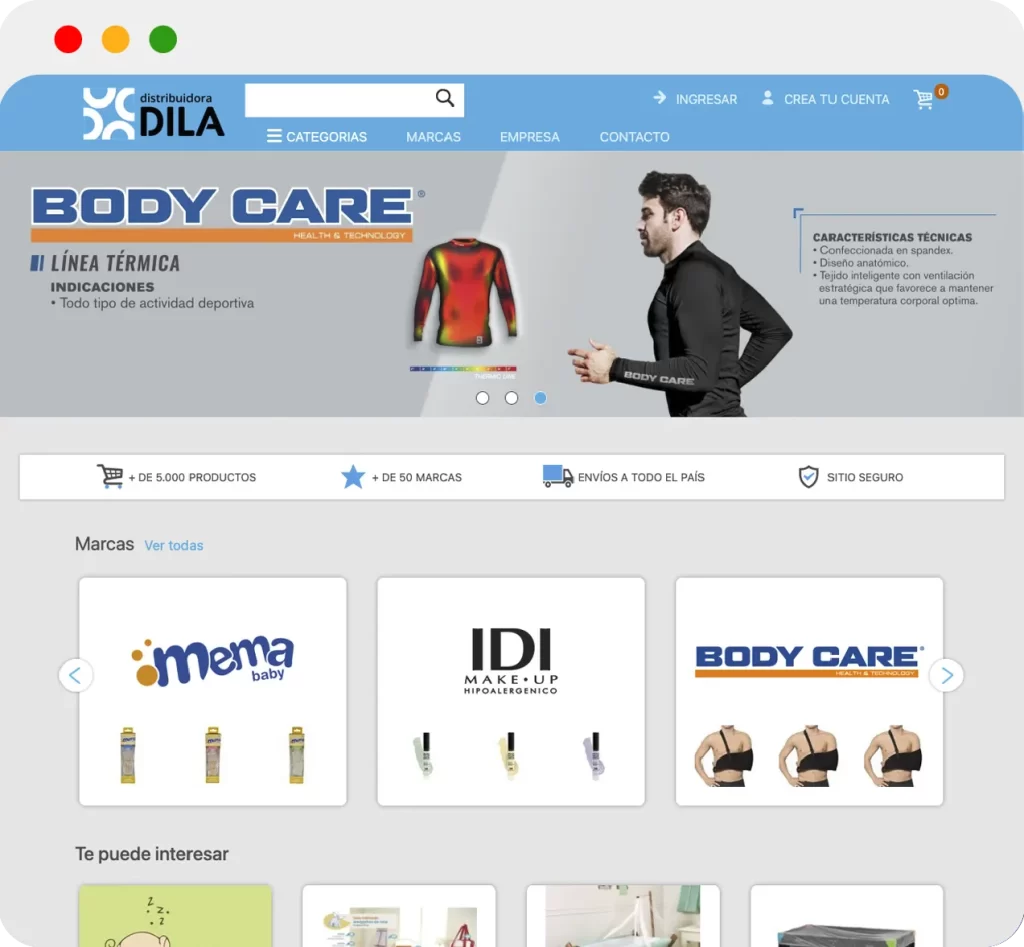 Mirá la web de Distribuidora Dila