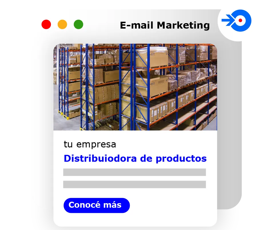Campaña de E-mail Marketing de una distribuidora de productos
