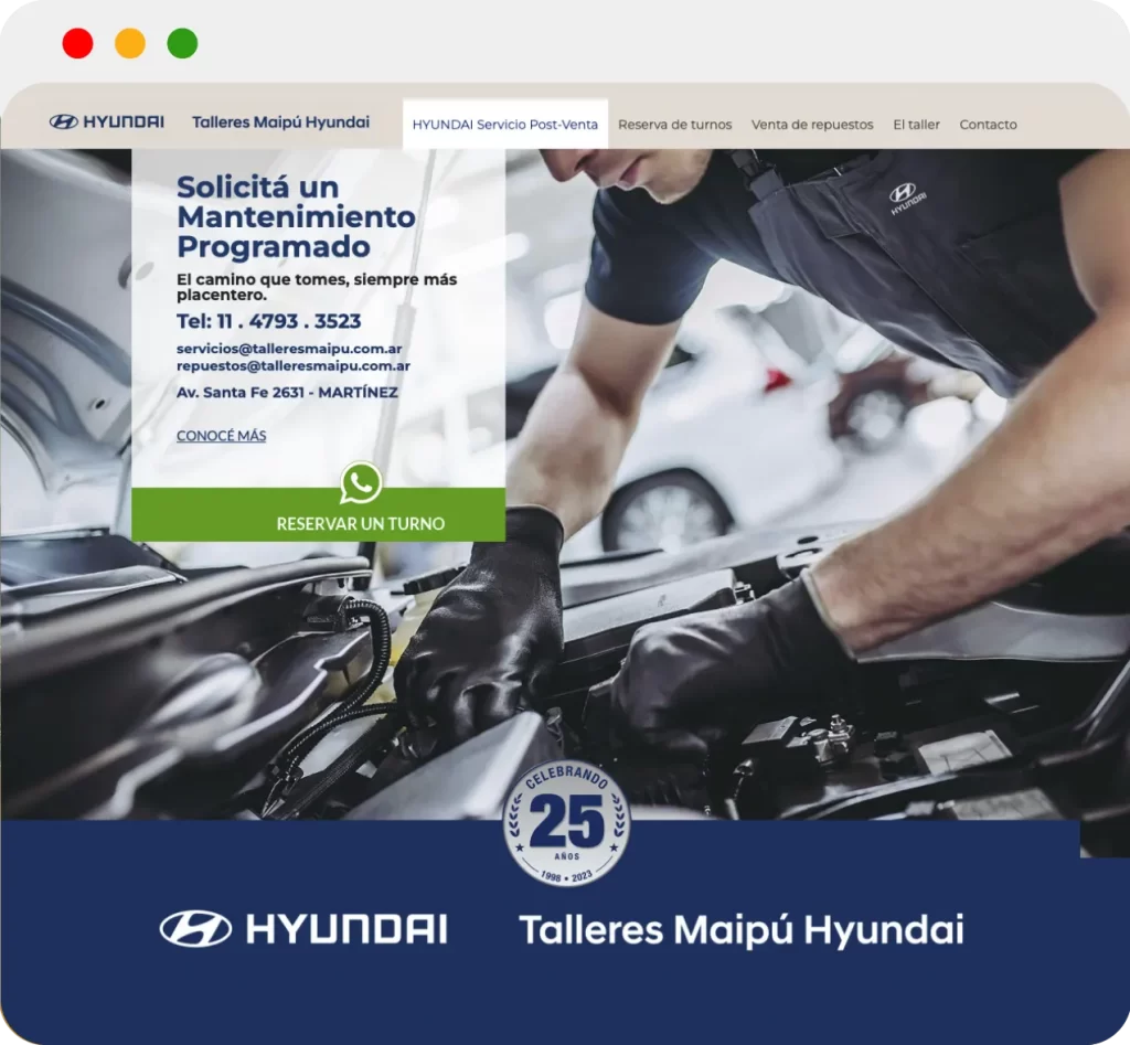 Mirá la web de Talleres Maipú